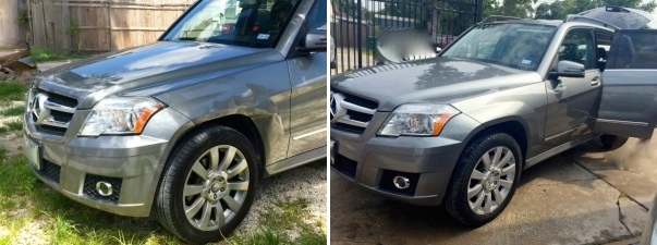 before and after benz suv