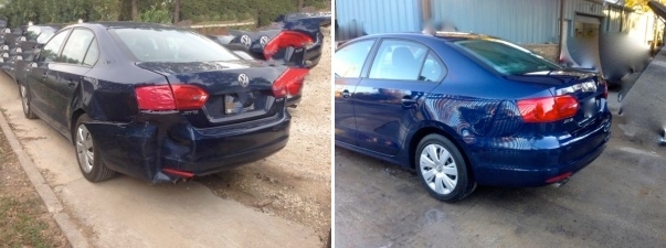 before and after vw